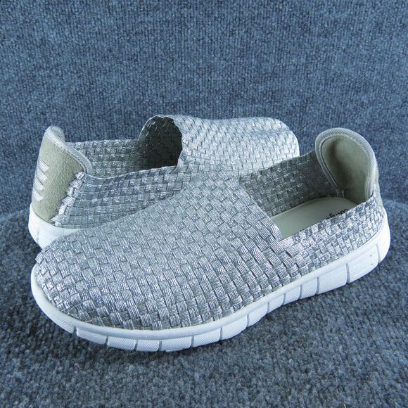 Comfortview Women's Ballet Silver Fabric Size 10M Gently Used 2025‎ - Picture 1 of 6